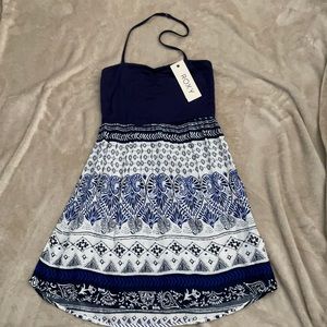 Roxy halter tube sundress